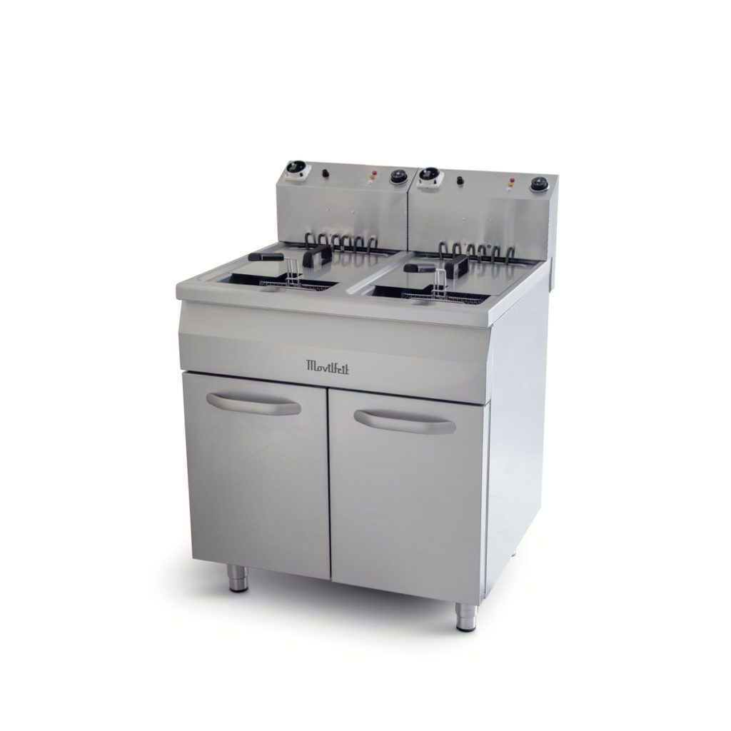 friteza-elektricka-s-vodnou-clonou-FHM-20plus20 Fritéza elektrická Movilfrit s vodnou clonou 2x18 L, 2x15 kW | FHM 20+20 MAX