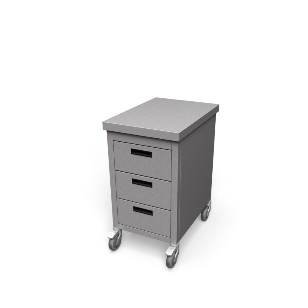 Nerezový blok zásuvkový mobilný | ZB-2