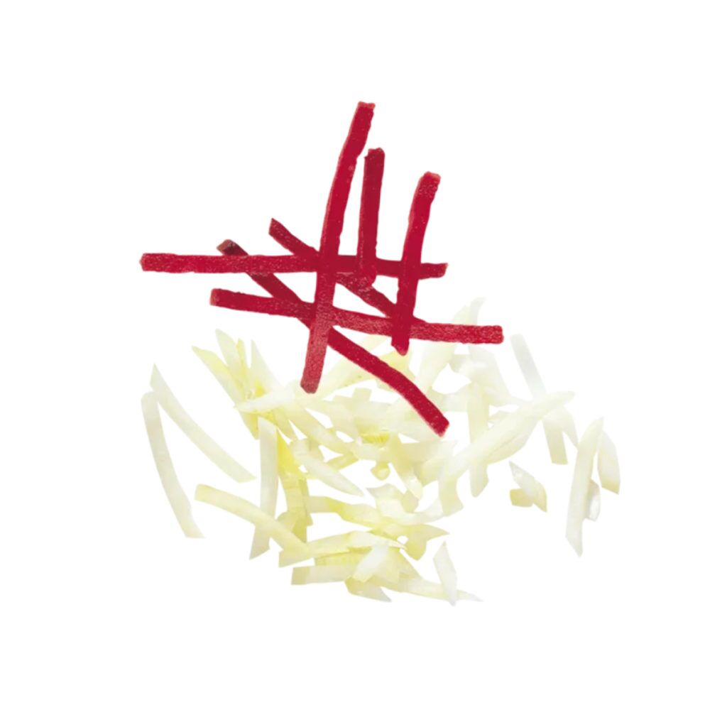 Rezance červenej repy a zeleru, Krájač rezancov 4 x 4 mm | Robot Coupe