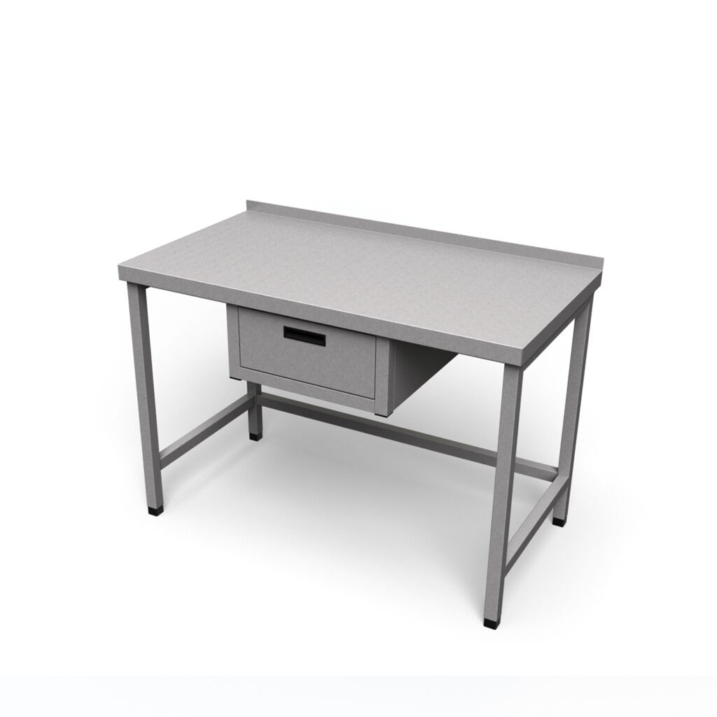 Nerezový pracovný stôl so zásuvkou | SJ-1 Z