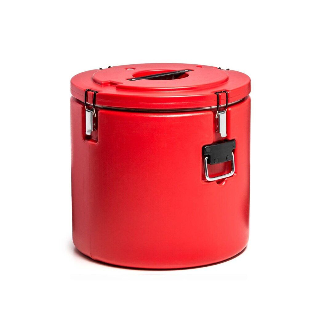 termos nerezový, plastový obal 48 l