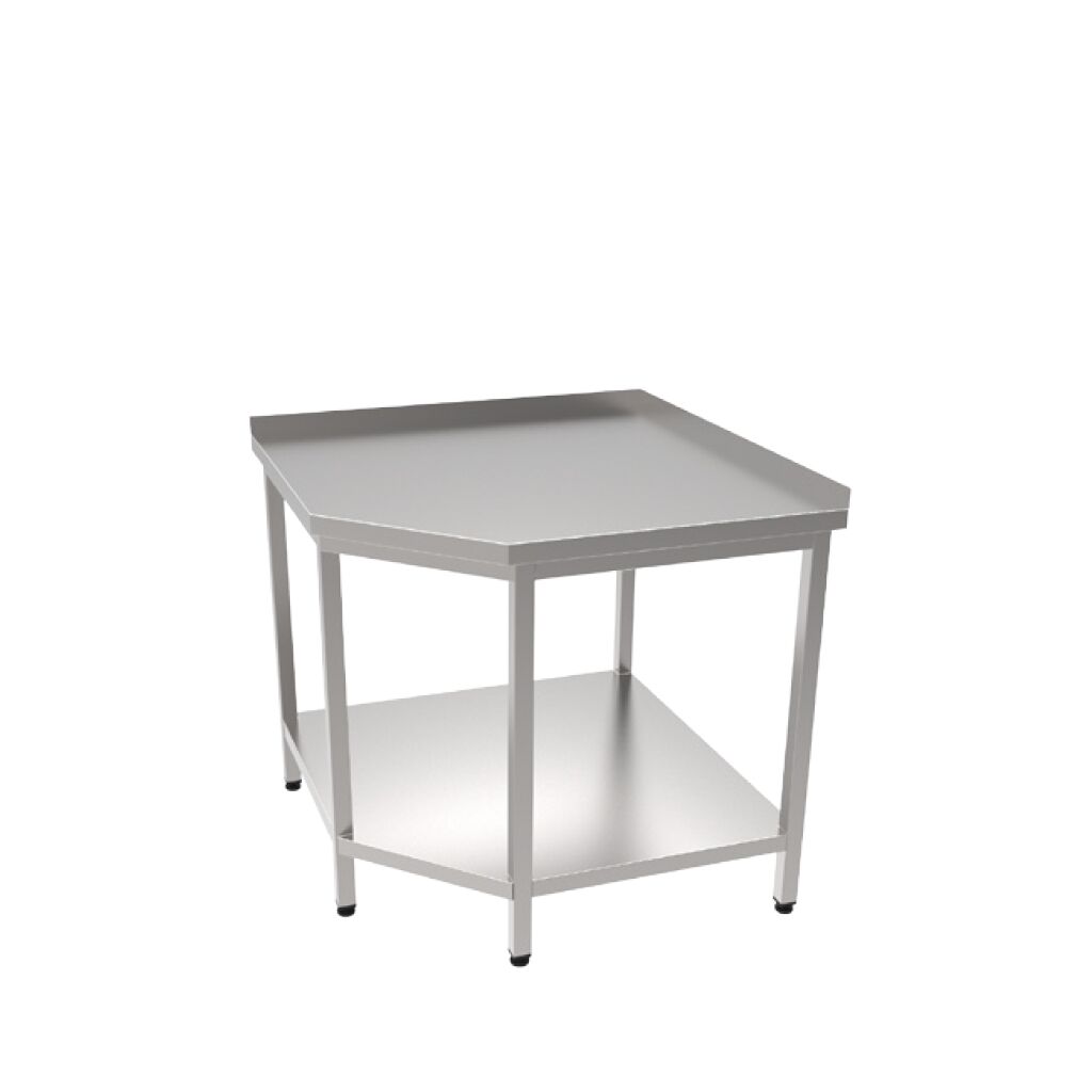 rohový stôl s policou - T-SJ08